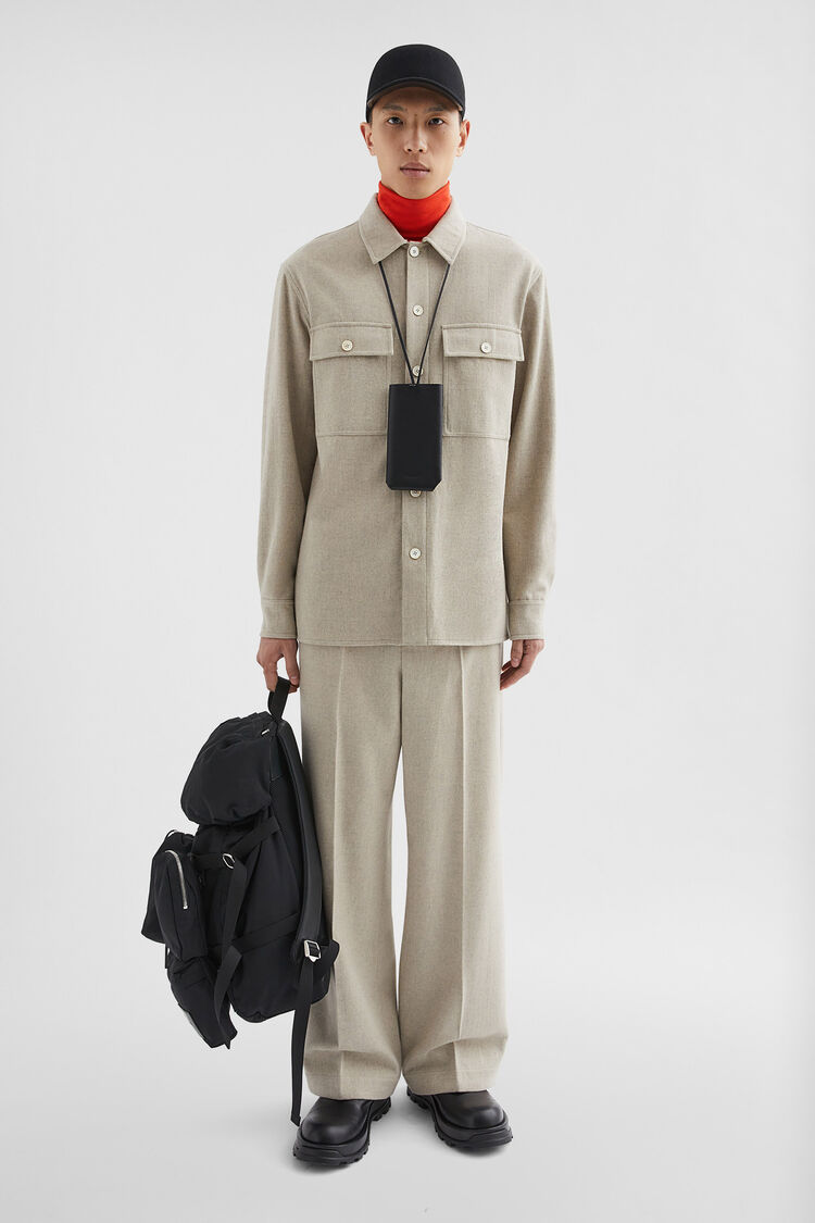 Wool Flannel Trousers - Trousers Wool Flannel Trousers - Trousers - Image 1