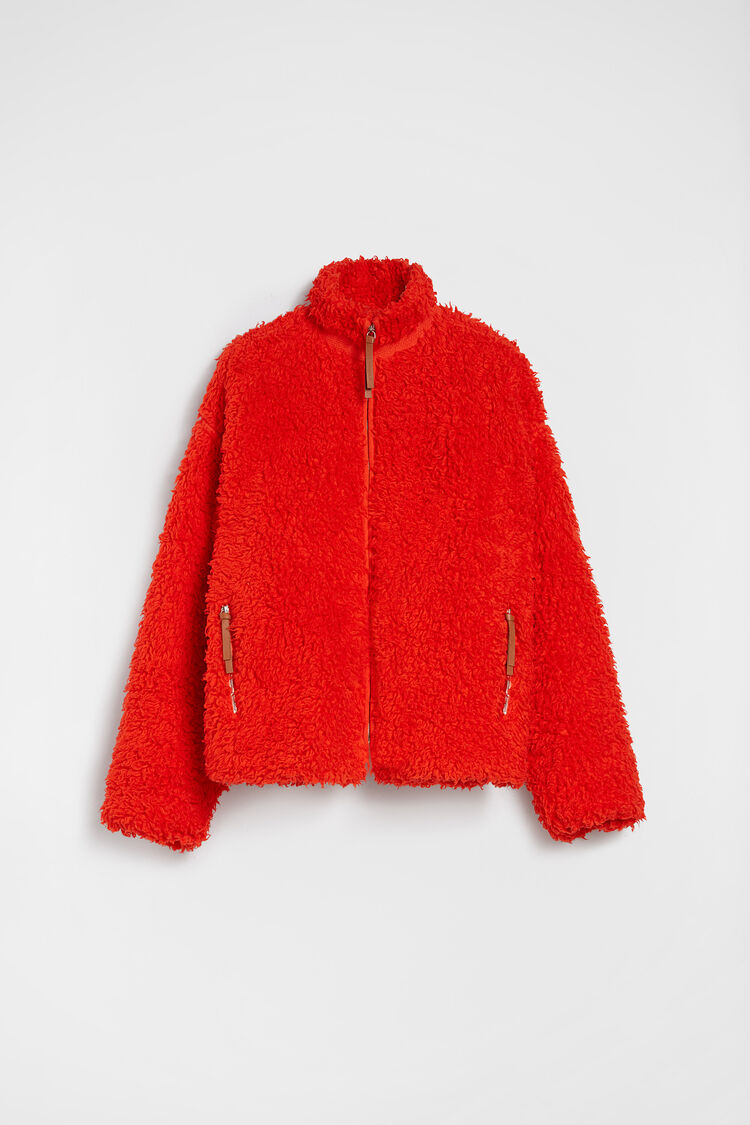 Cotton Fleece Zip-Up Jacket - Jackets Cotton Fleece Zip-Up Jacket - Jackets - Image 5