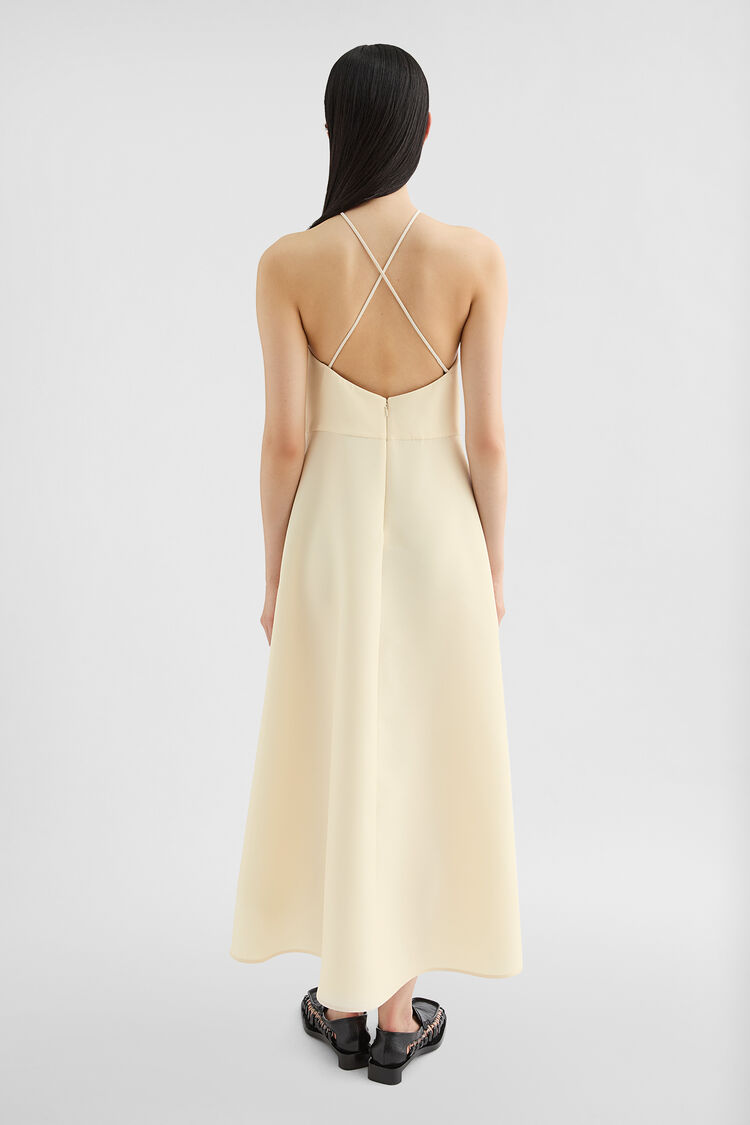 Neckholder-Kleid aus leichter Wollmischung - Kleider Neckholder-Kleid aus leichter Wollmischung - Kleider - Image 4