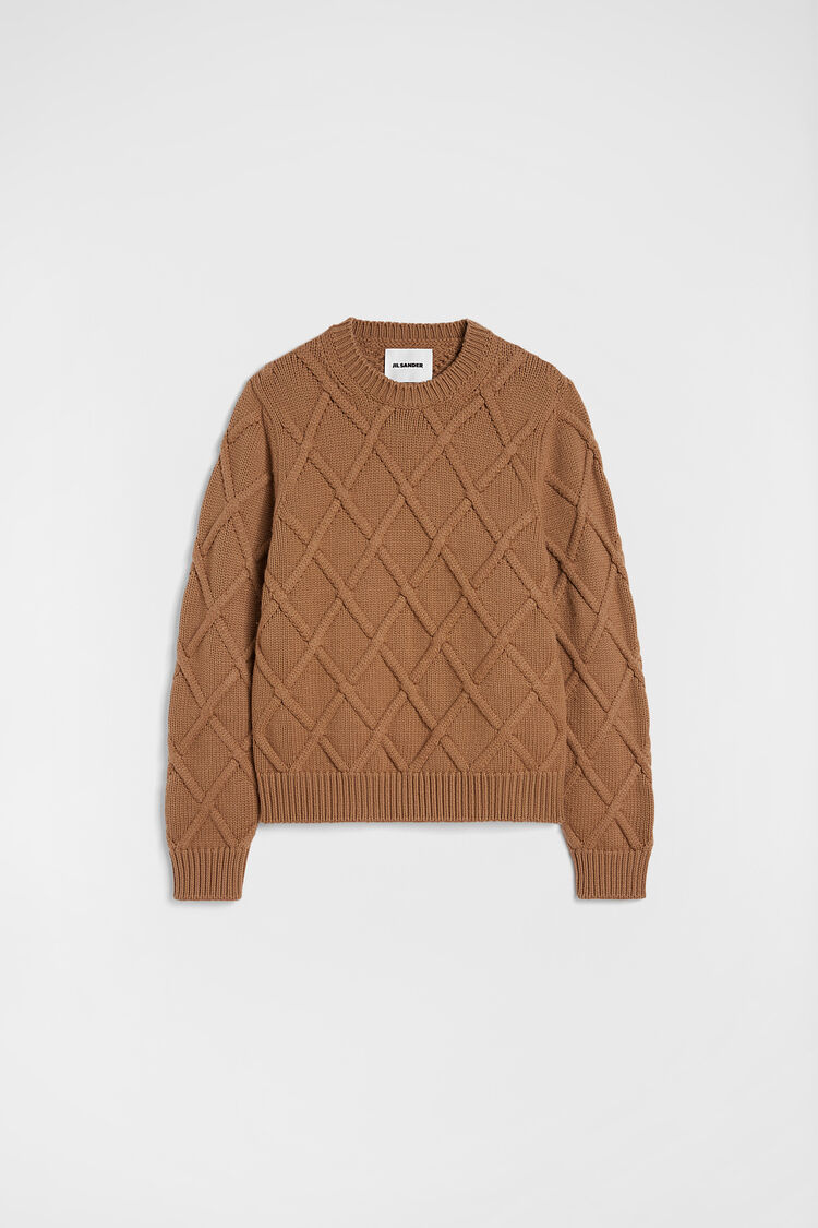 Wool Crew-Neck Sweater - Sweaters Wool Crew-Neck Sweater - Sweaters - Image 5