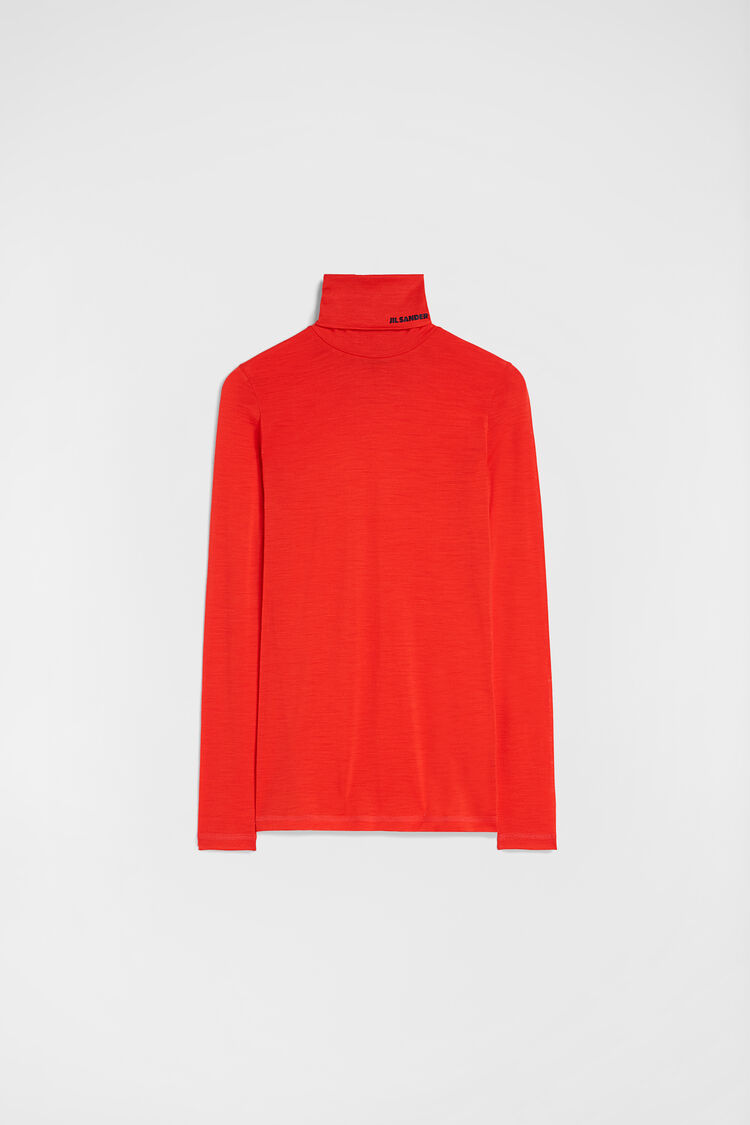 Lightweight Wool Blend High-Neck T-Shirt - T-shirts Lightweight Wool Blend High-Neck T-Shirt - T-shirts - Image 6