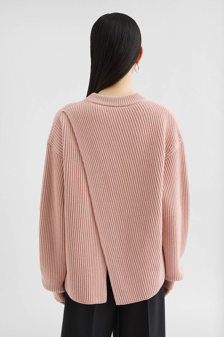 Midweight Wool Crew-Neck Sweater - Sweaters Midweight Wool Crew-Neck Sweater - Sweaters - Image 4