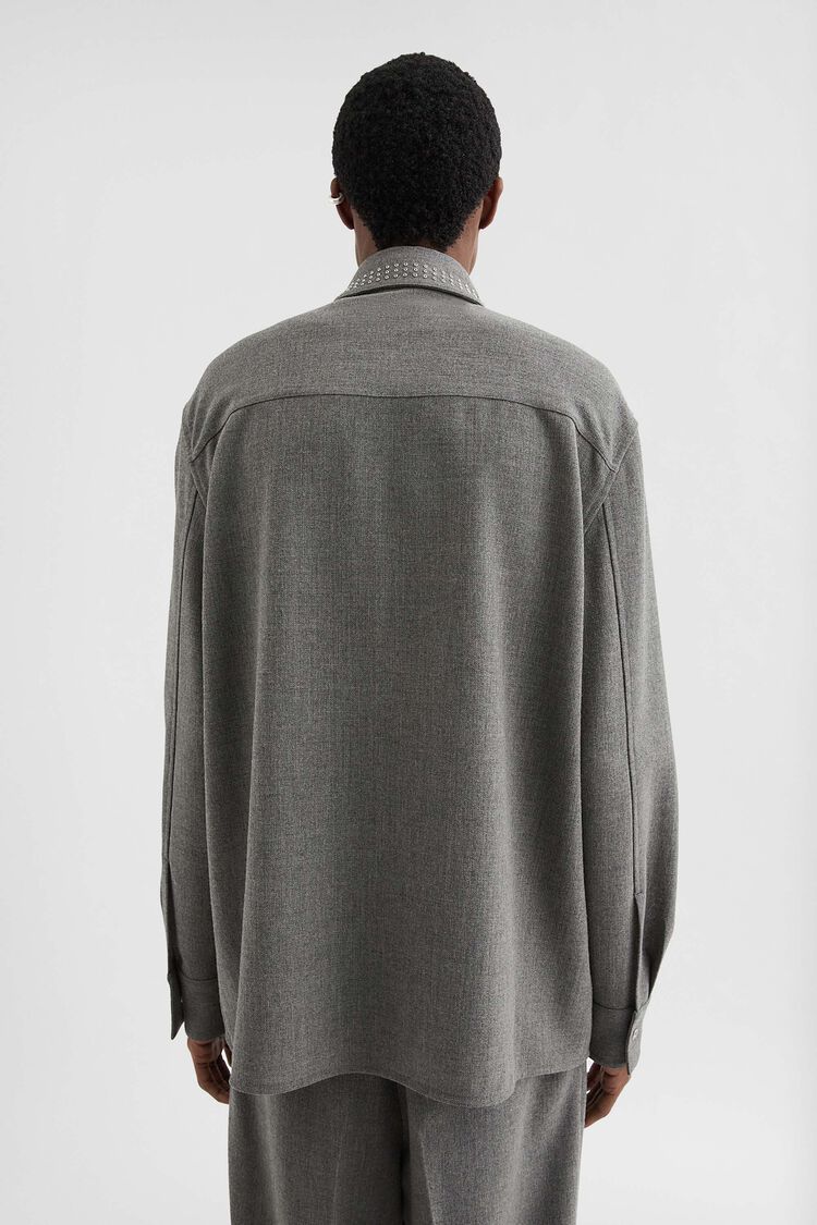 Wool Canvas Shirt - Shirts Wool Canvas Shirt - Shirts - Image 4
