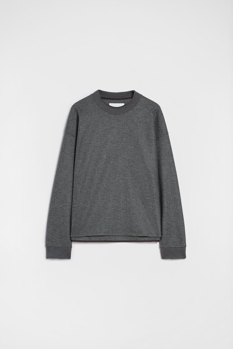 Wool Melton Crew-Neck Sweatshirt - Sweatshirts Wool Melton Crew-Neck Sweatshirt - Sweatshirts - Image 5
