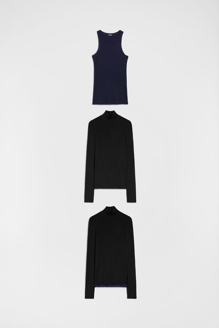 Lightweight Wool Layered T-Shirt - Long-sleeved tops Lightweight Wool Layered T-Shirt - Long-sleeved tops - Image 5
