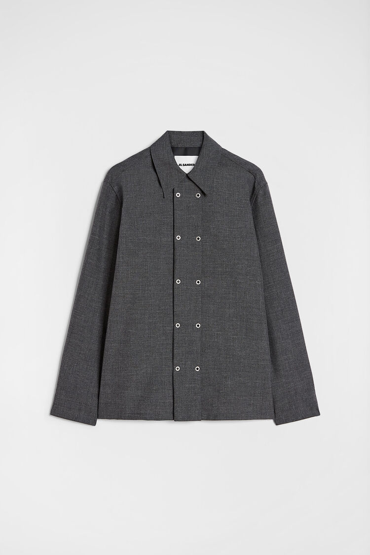 Melanged Wool Shirt - Shirts Melanged Wool Shirt - Shirts - Image 5