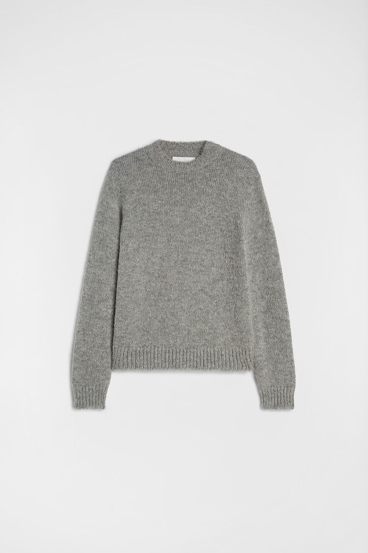 Midweight Wool Crew-Neck Sweater - Sweaters Midweight Wool Crew-Neck Sweater - Sweaters - Image 5