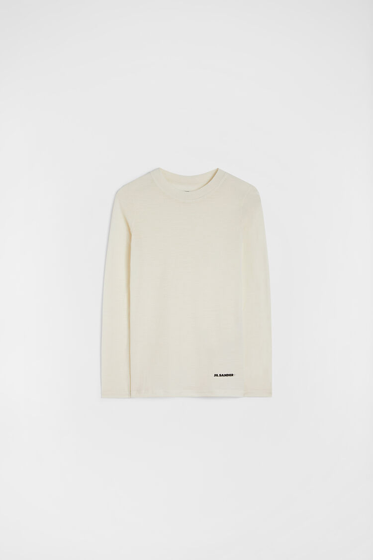 Lightweight Wool Blend Crew-Neck T-Shirt - T-shirts Lightweight Wool Blend Crew-Neck T-Shirt - T-shirts - Image 5
