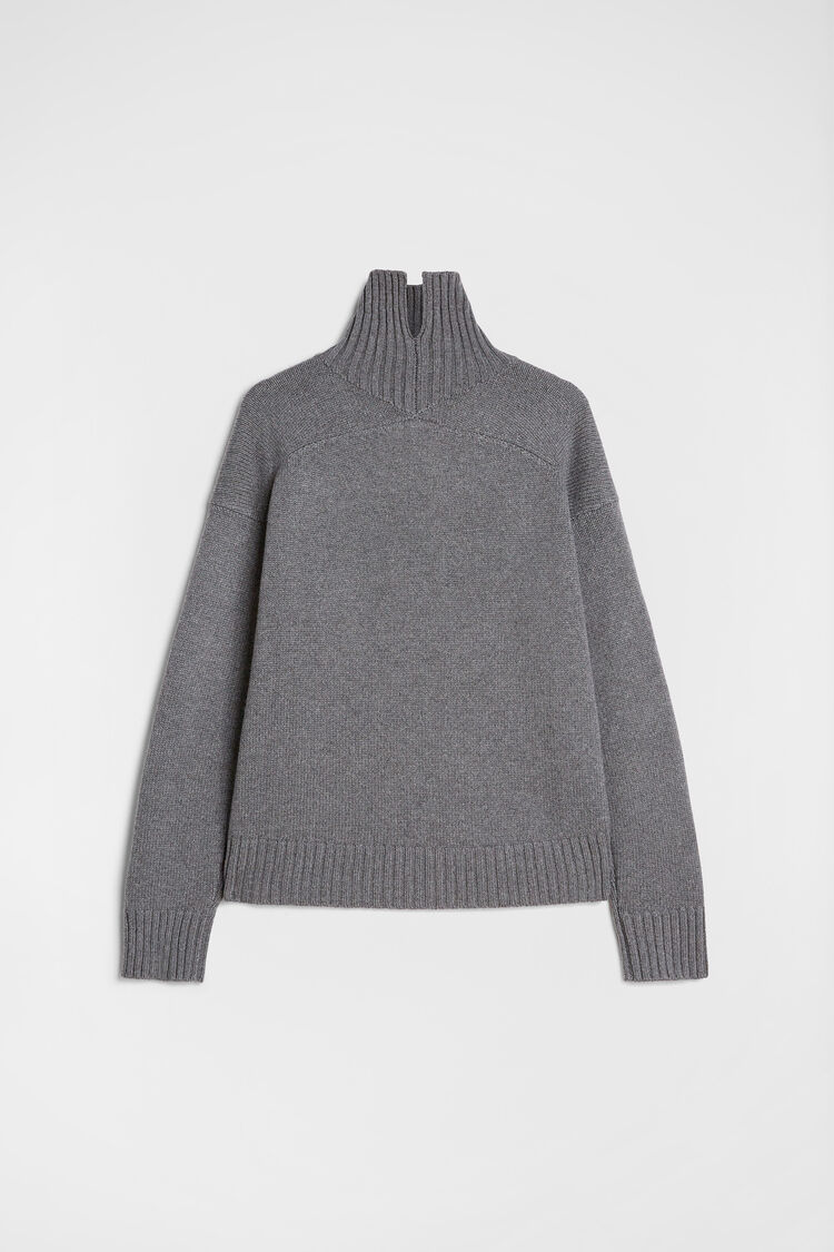 Cashmere Blend High-Neck Sweater - Sweaters Cashmere Blend High-Neck Sweater - Sweaters - Image 7