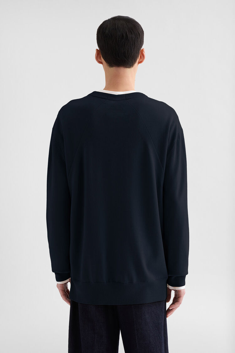 Midweight Wool Crew-Neck Sweater - Sweaters Midweight Wool Crew-Neck Sweater - Sweaters - Image 4