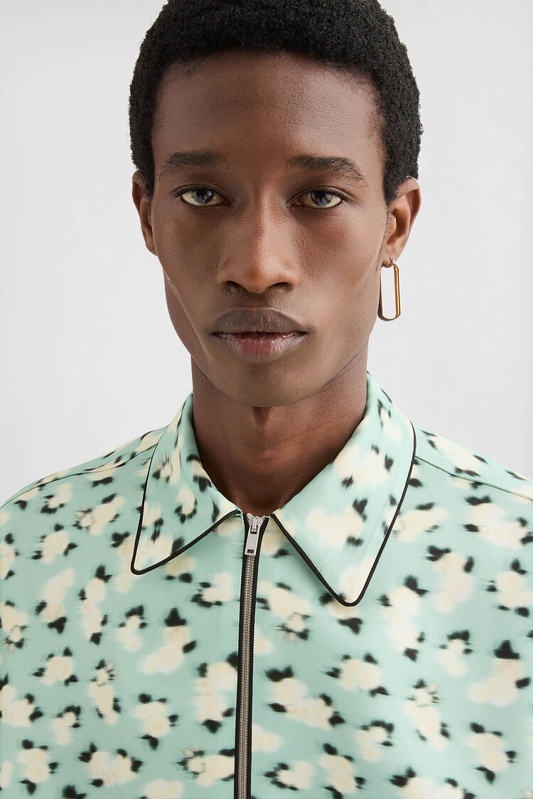 Fluid Viscose Printed Shirt - Shirts Fluid Viscose Printed Shirt - Shirts - Image 3