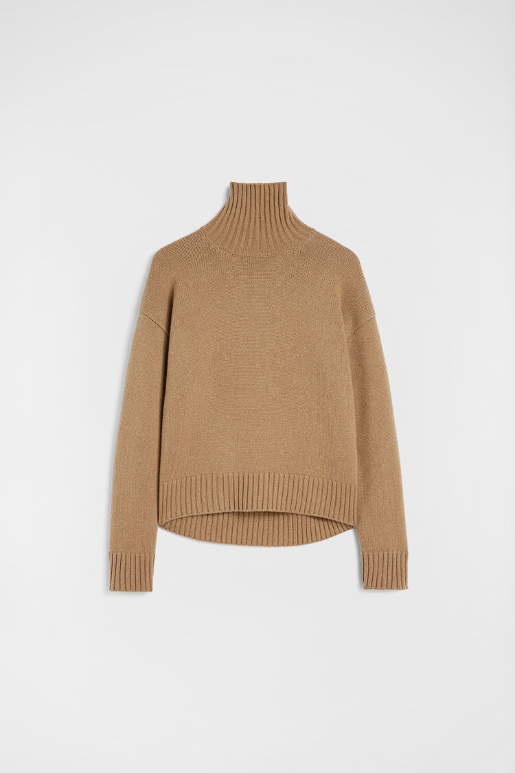 Cashmere Blend High-Neck Sweater - Sweaters Cashmere Blend High-Neck Sweater - Sweaters - Image 5
