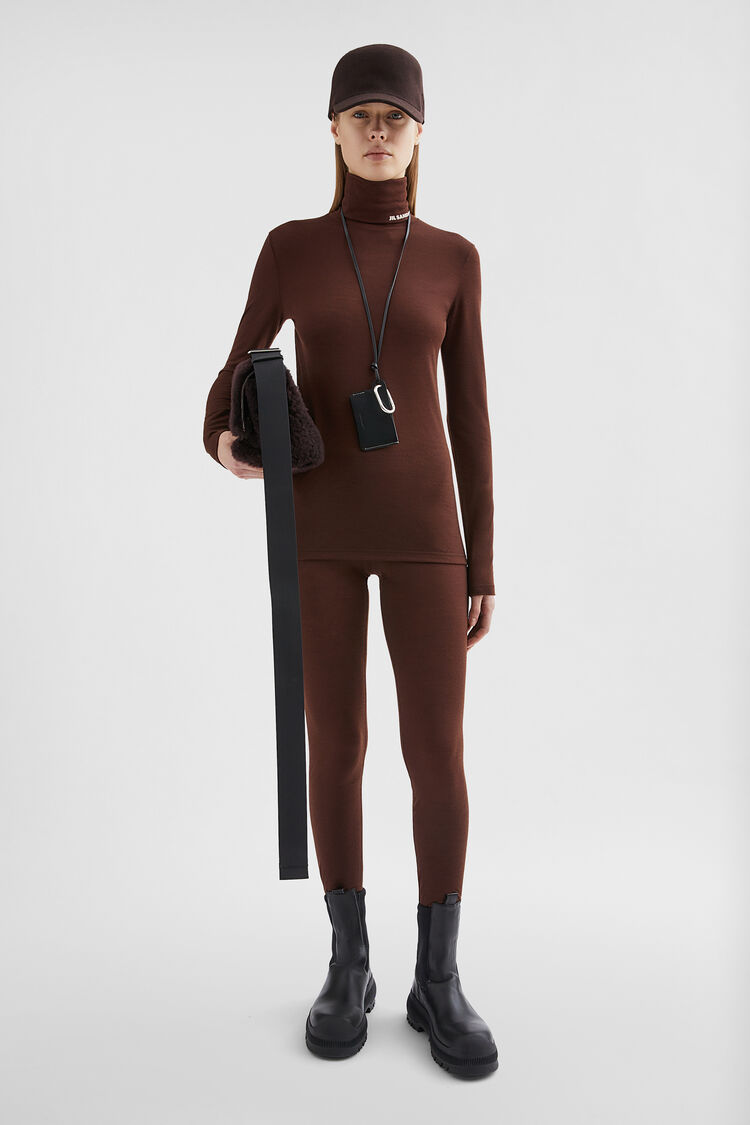 Lightweight Wool Blend Leggings - Trousers Lightweight Wool Blend Leggings - Trousers - Image 1