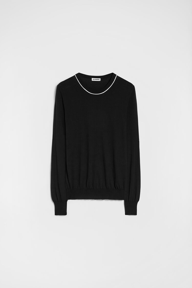 Lightweight Cotton Crew-Neck Sweater - Sweaters Lightweight Cotton Crew-Neck Sweater - Sweaters - Image 5