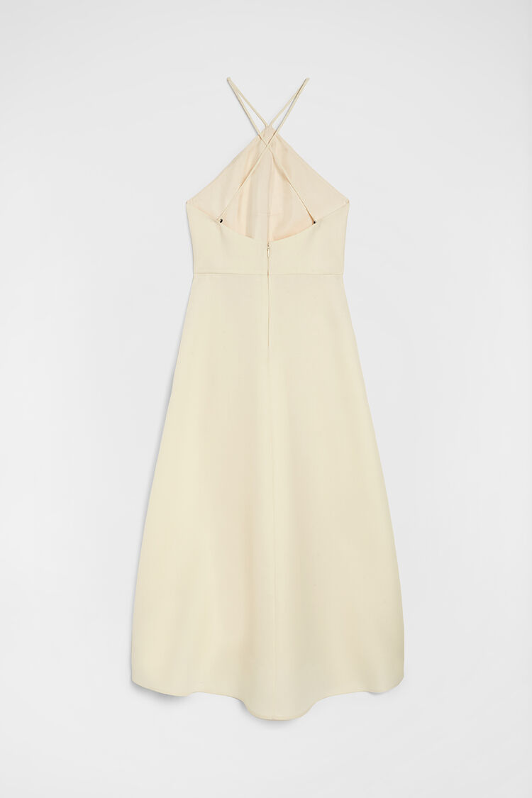 Neckholder-Kleid aus leichter Wollmischung - Kleider Neckholder-Kleid aus leichter Wollmischung - Kleider - Image 7