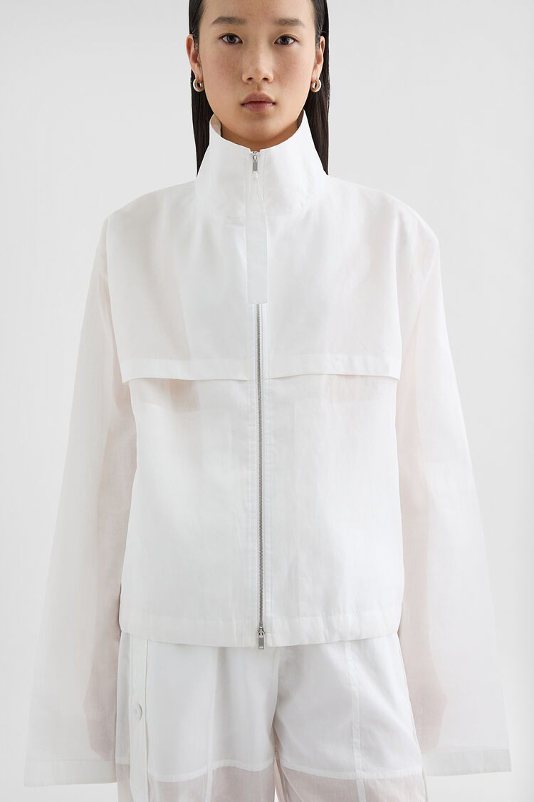Cotton Muslin Blouson - Jackets Cotton Muslin Blouson - Jackets - Image 3