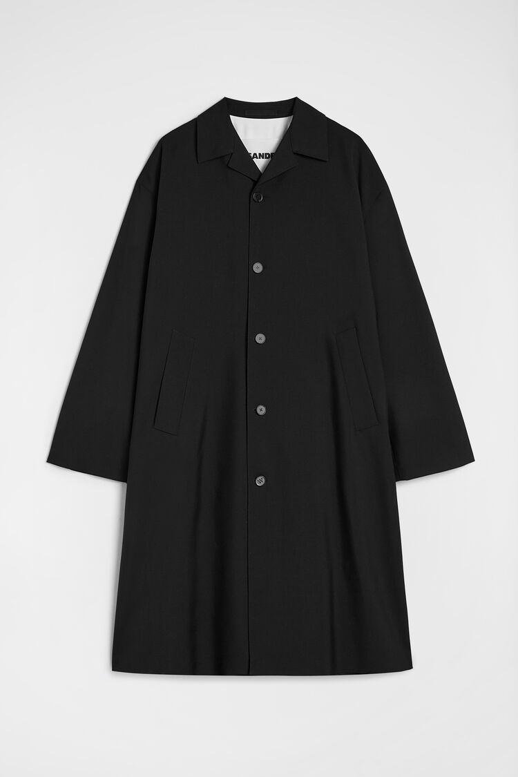 Lightweight Wool Gabardine Coat - Coats Lightweight Wool Gabardine Coat - Coats - Image 5