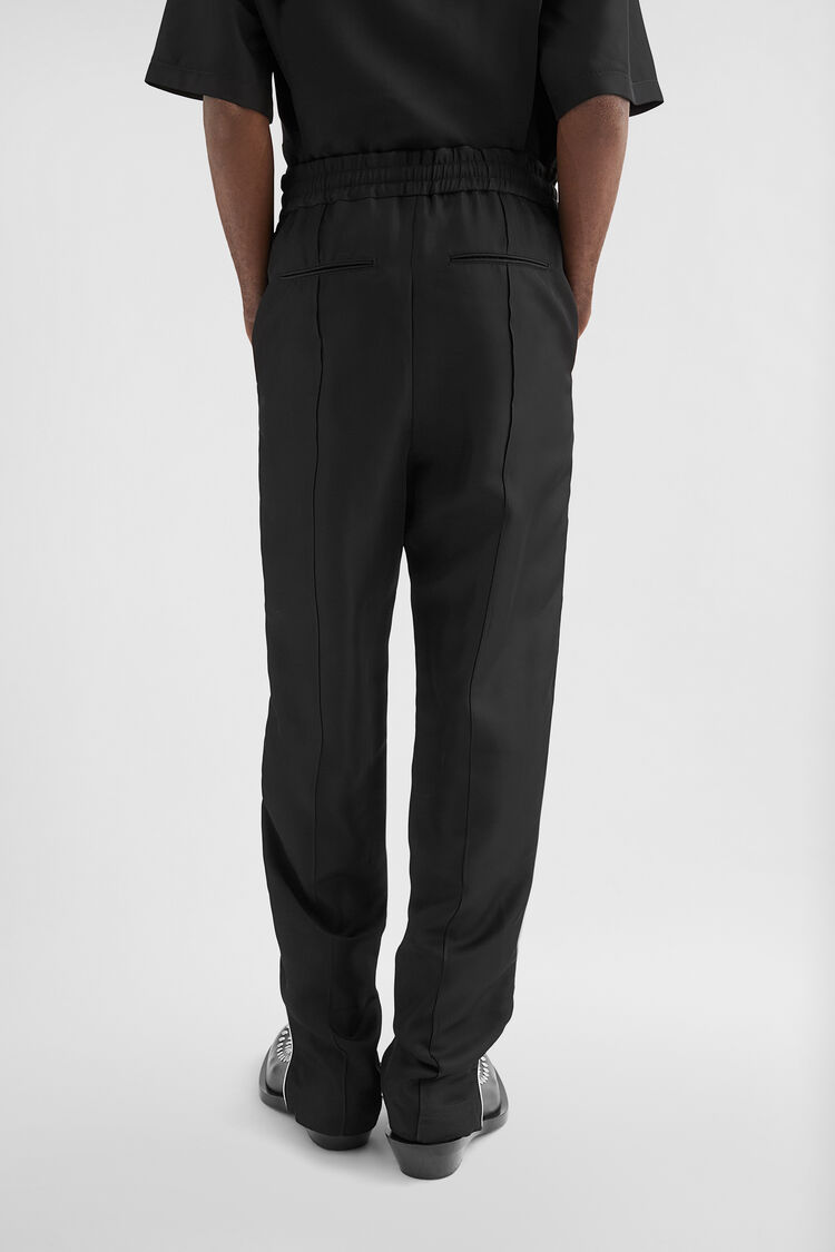 Fluid Viscose Tapered Trousers - Trousers Fluid Viscose Tapered Trousers - Trousers - Image 4