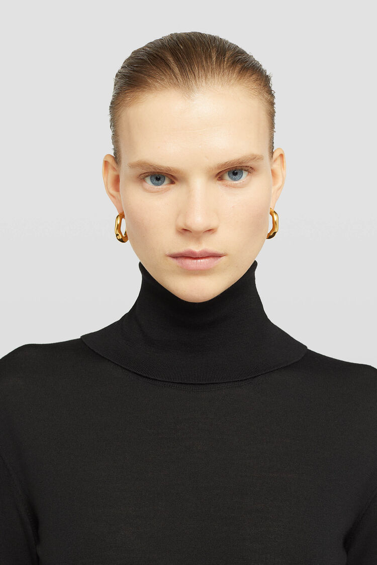 Lightweight Wool High-Neck Sweater - Sweaters Lightweight Wool High-Neck Sweater - Sweaters - Image 4