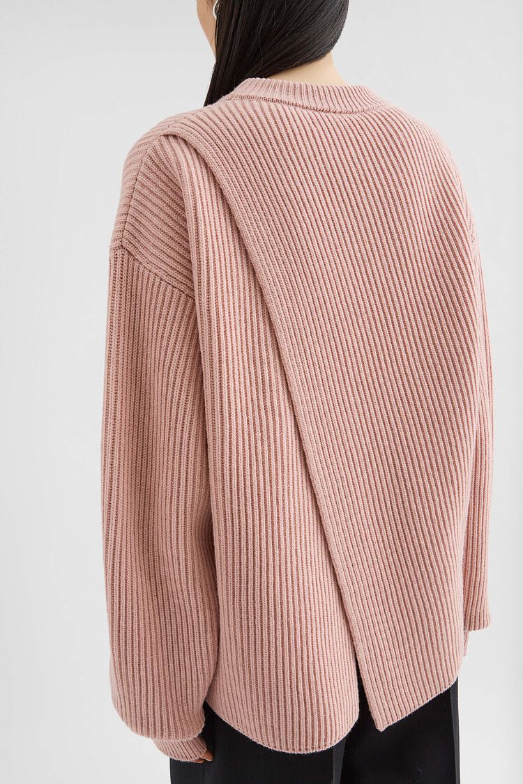 Midweight Wool Crew-Neck Sweater - Sweaters Midweight Wool Crew-Neck Sweater - Sweaters - Image 3