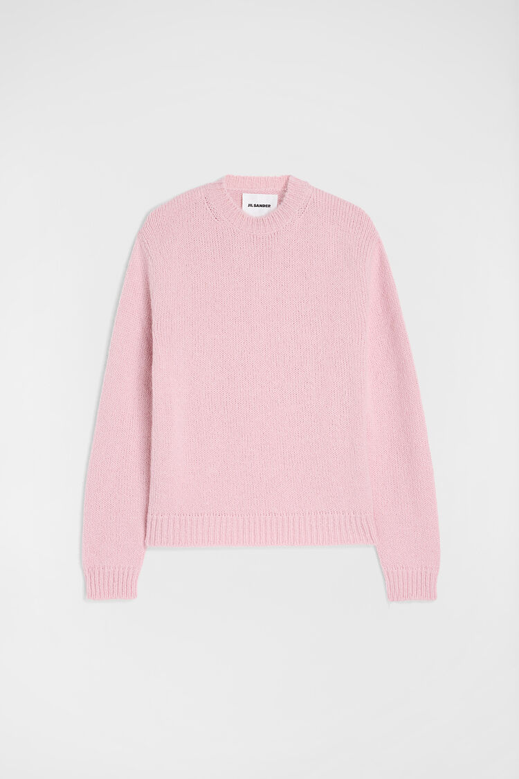 Midweight Wool Crew-Neck Sweater - Sweaters Midweight Wool Crew-Neck Sweater - Sweaters - Image 5
