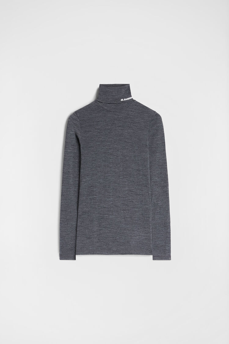 Lightweight Wool Blend High-Neck T-Shirt - T-shirts Lightweight Wool Blend High-Neck T-Shirt - T-shirts - Image 5