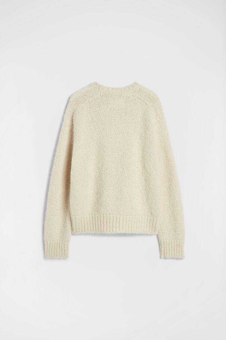 Wool Blend Crew-Neck Sweater - Sweaters Wool Blend Crew-Neck Sweater - Sweaters - Image 7