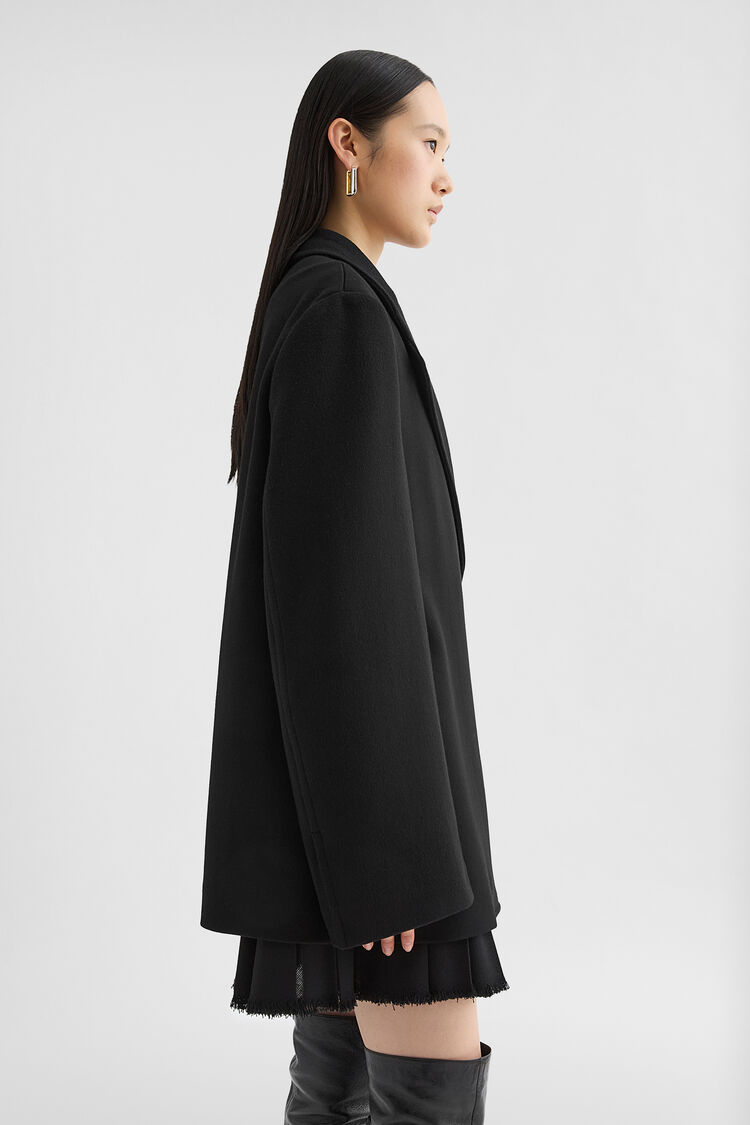 Double Wool Tailored Coat - Coats Double Wool Tailored Coat - Coats - Image 2