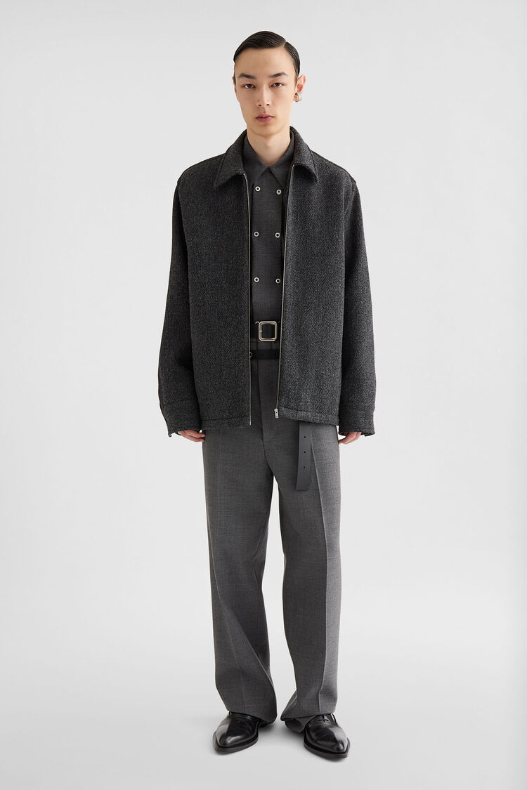 Wool Chevron Overshirt - Jackets Wool Chevron Overshirt - Jackets - Image 1