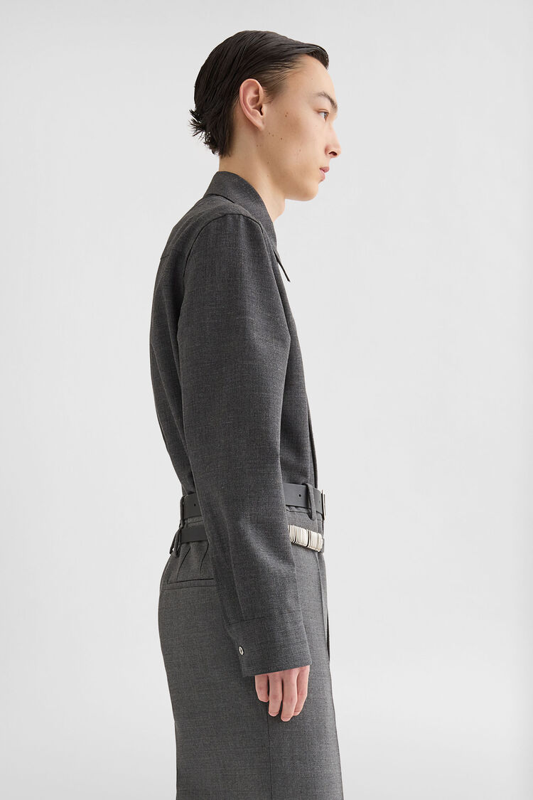 Melanged Wool Shirt - Shirts Melanged Wool Shirt - Shirts - Image 2