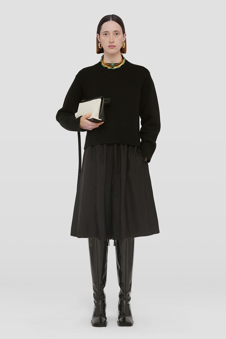 Maglione girocollo in misto cashmere - Maglieria Maglione girocollo in misto cashmere - Maglieria - Image 1
