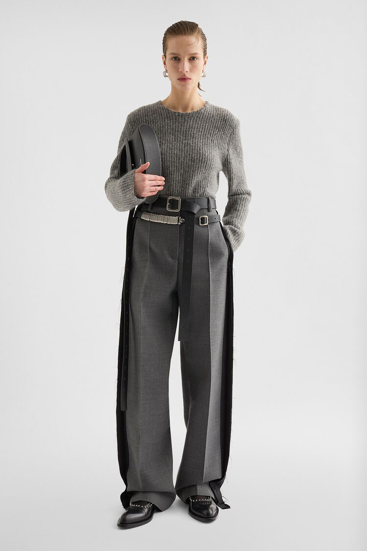Wool Gabardine Tailored Trousers - Trousers Wool Gabardine Tailored Trousers - Trousers - Image 1