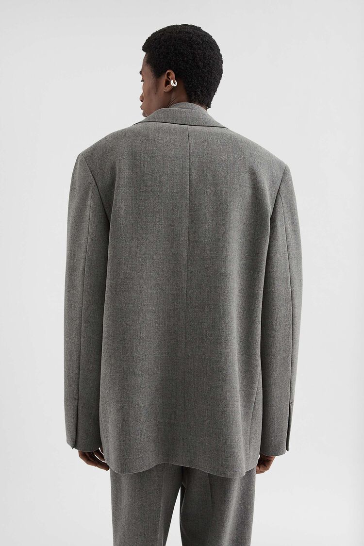 Wool Canvas Tailored Jacket - Jackets Wool Canvas Tailored Jacket - Jackets - Image 4