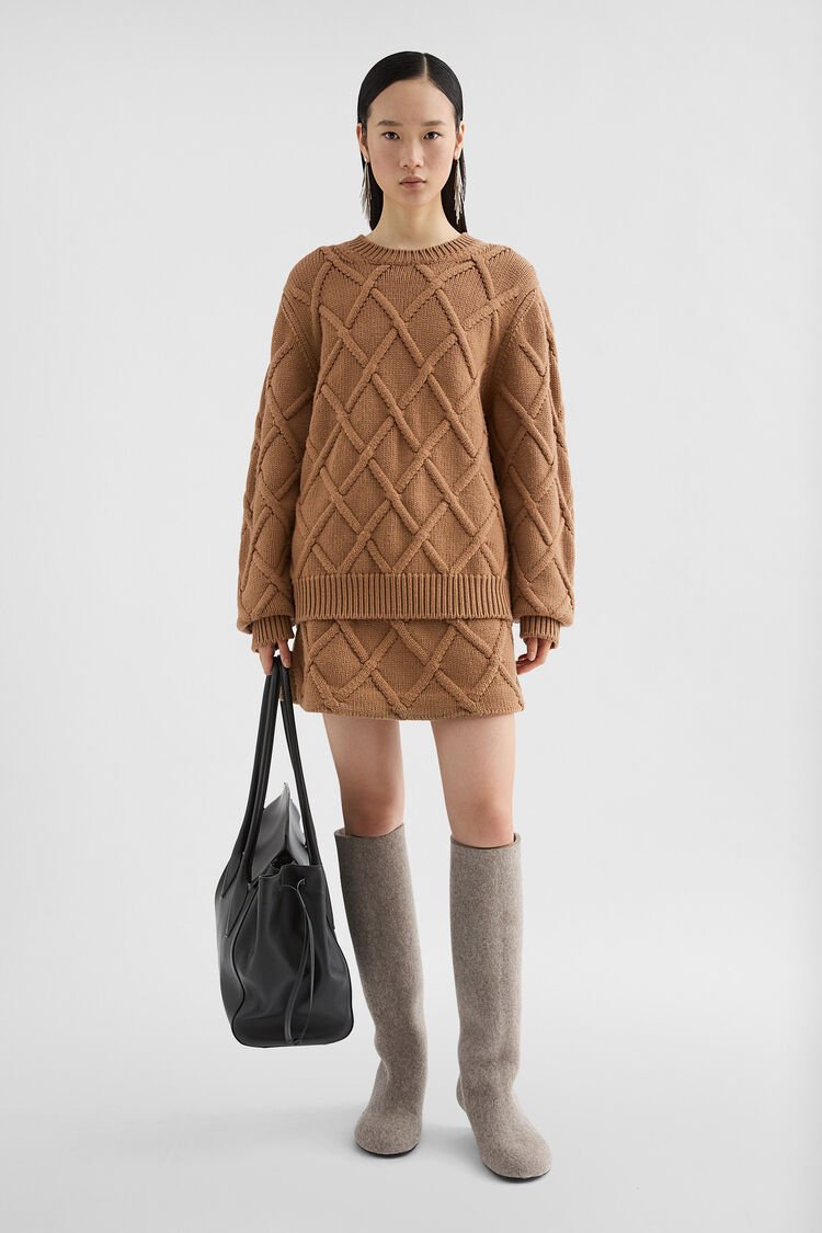 Maglione girocollo in lana - Maglieria Maglione girocollo in lana - Maglieria - Image 1