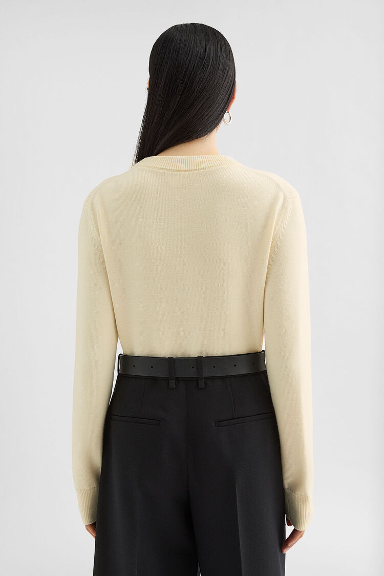 Wool Embroidered Sweater - Sweaters Wool Embroidered Sweater - Sweaters - Image 3