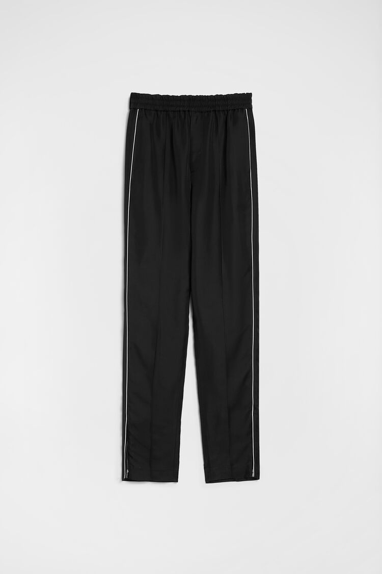 Fluid Viscose Tapered Trousers - Trousers Fluid Viscose Tapered Trousers - Trousers - Image 6