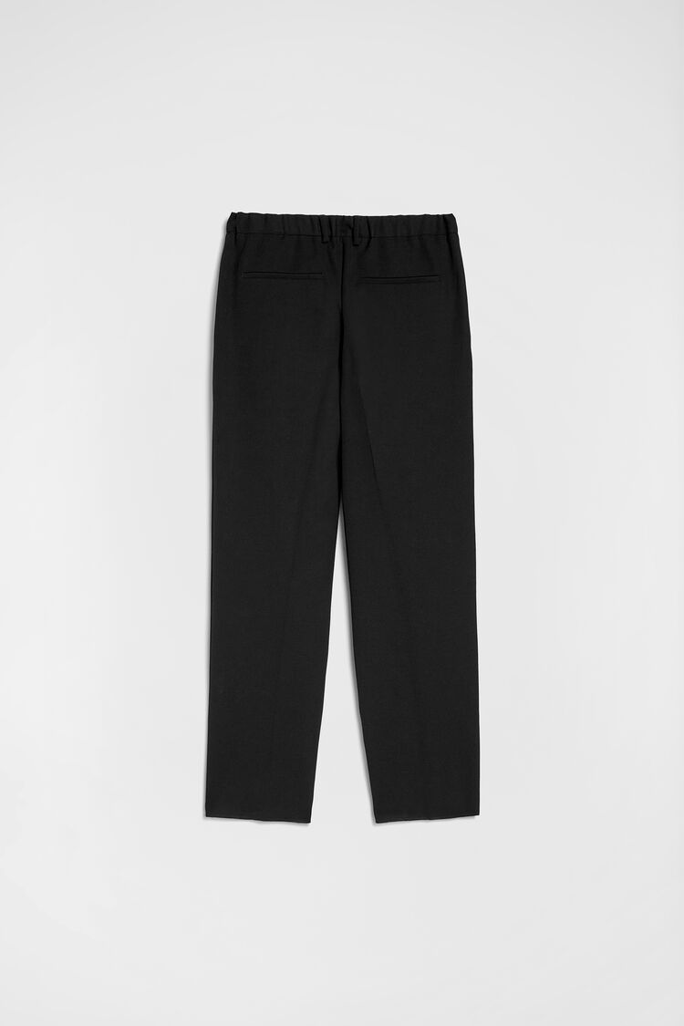 Wool Gabardine Tapered Trousers - Trousers Wool Gabardine Tapered Trousers - Trousers - Image 8