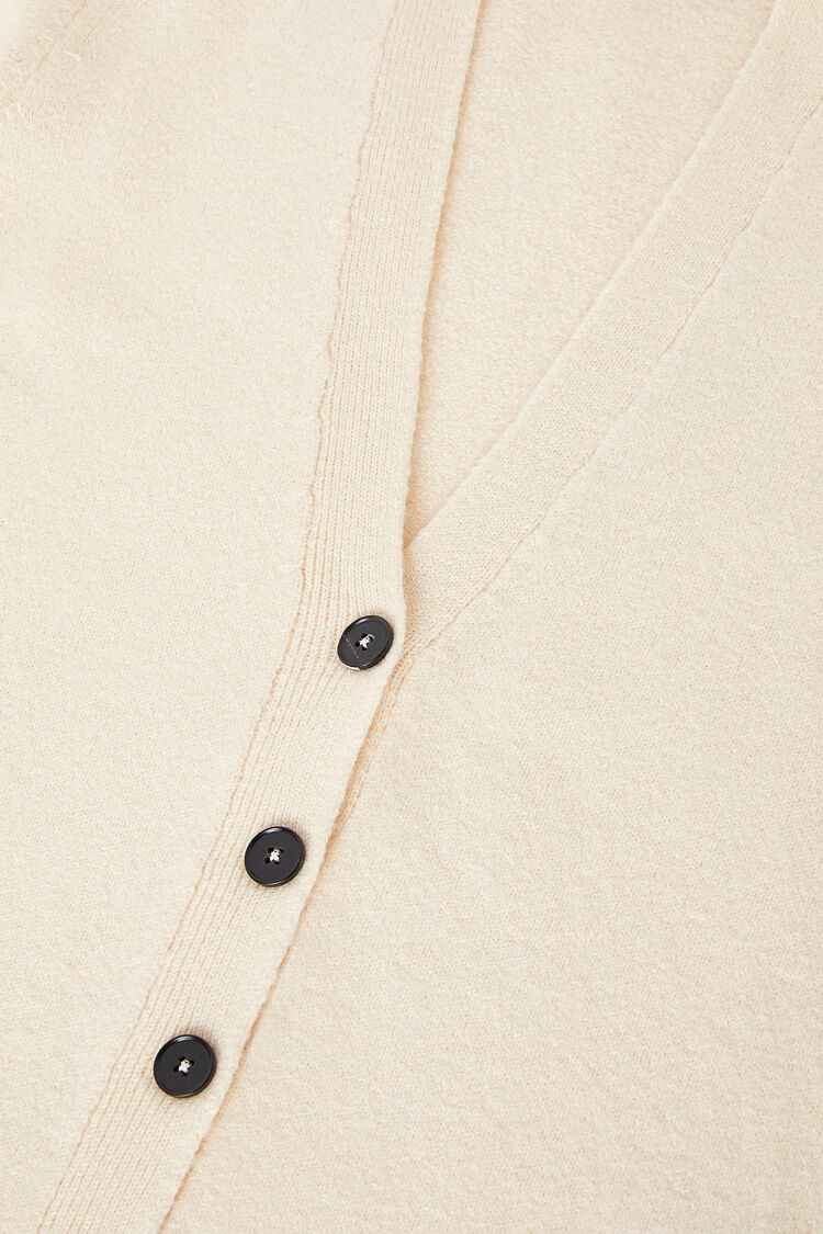 Wool V-Neck Cardigan - Sweaters Wool V-Neck Cardigan - Sweaters - Image 2