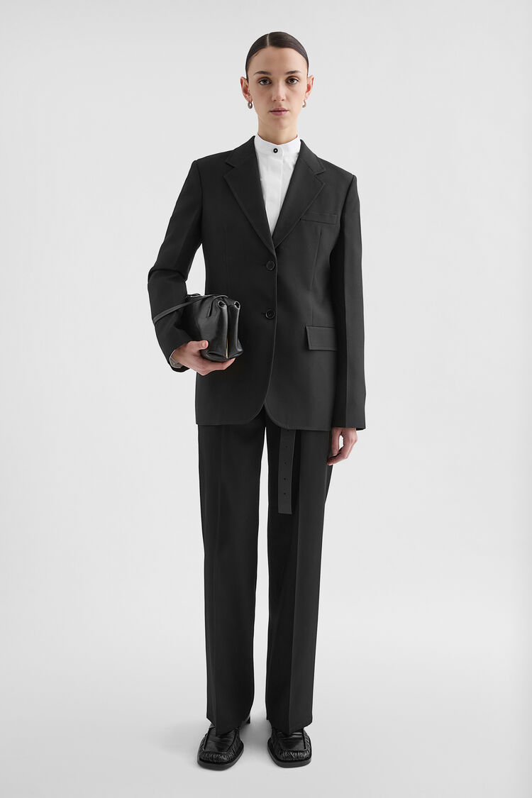 Technical  Gabardine Tailored Jacket - Jackets Technical  Gabardine Tailored Jacket - Jackets - Image 1