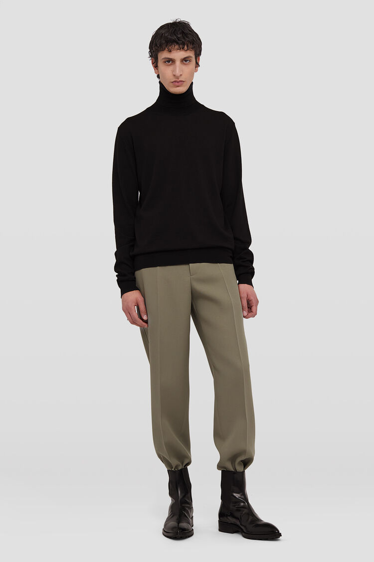 Wool Gabardine Trousers - Trousers Wool Gabardine Trousers - Trousers - Image 1