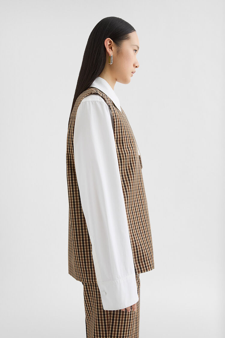 Wool Canvas Crew-Neck Vest - Tops Wool Canvas Crew-Neck Vest - Tops - Image 2