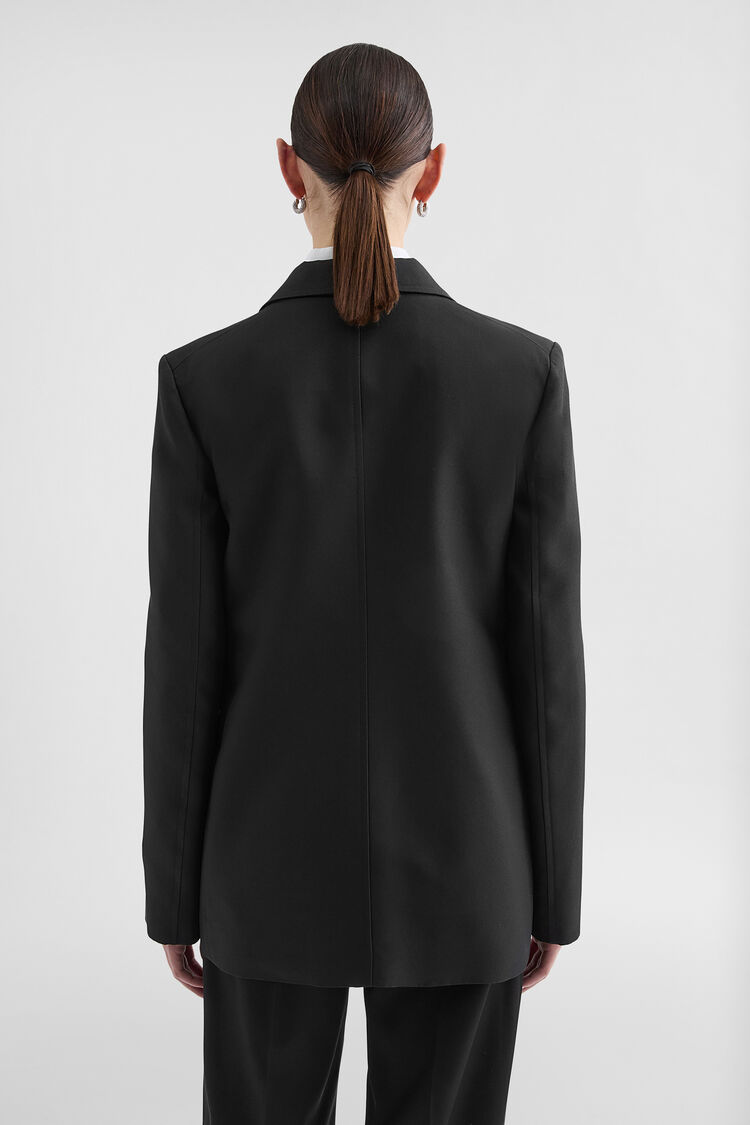 Technical  Gabardine Tailored Jacket - Jackets Technical  Gabardine Tailored Jacket - Jackets - Image 4