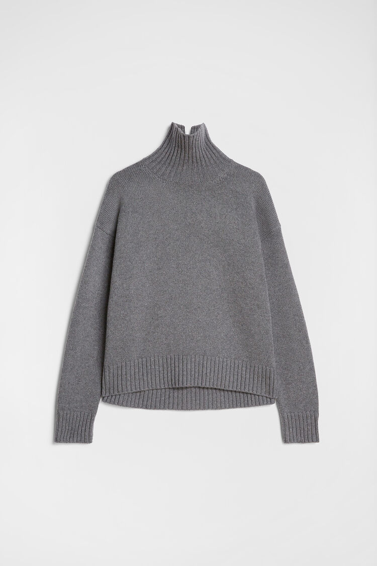 Cashmere Blend High-Neck Sweater - Sweaters Cashmere Blend High-Neck Sweater - Sweaters - Image 5