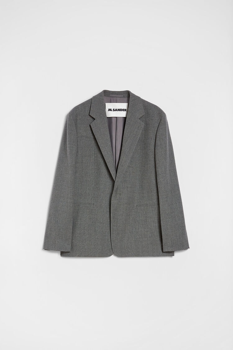 Wool Canvas Tailored Jacket - Jackets Wool Canvas Tailored Jacket - Jackets - Image 5