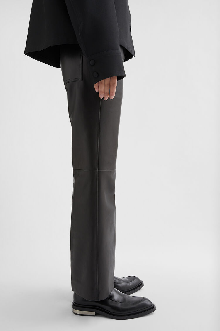 Leather Tailored Trousers - Trousers Leather Tailored Trousers - Trousers - Image 3