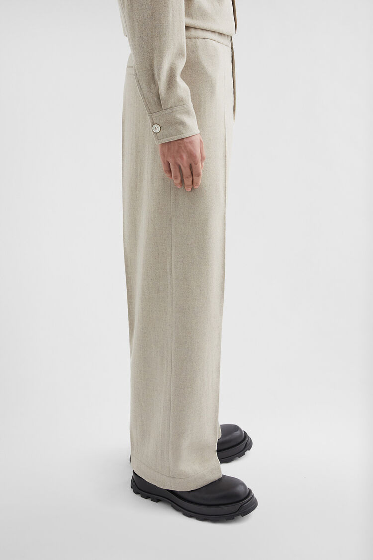 Wool Flannel Trousers - Trousers Wool Flannel Trousers - Trousers - Image 3