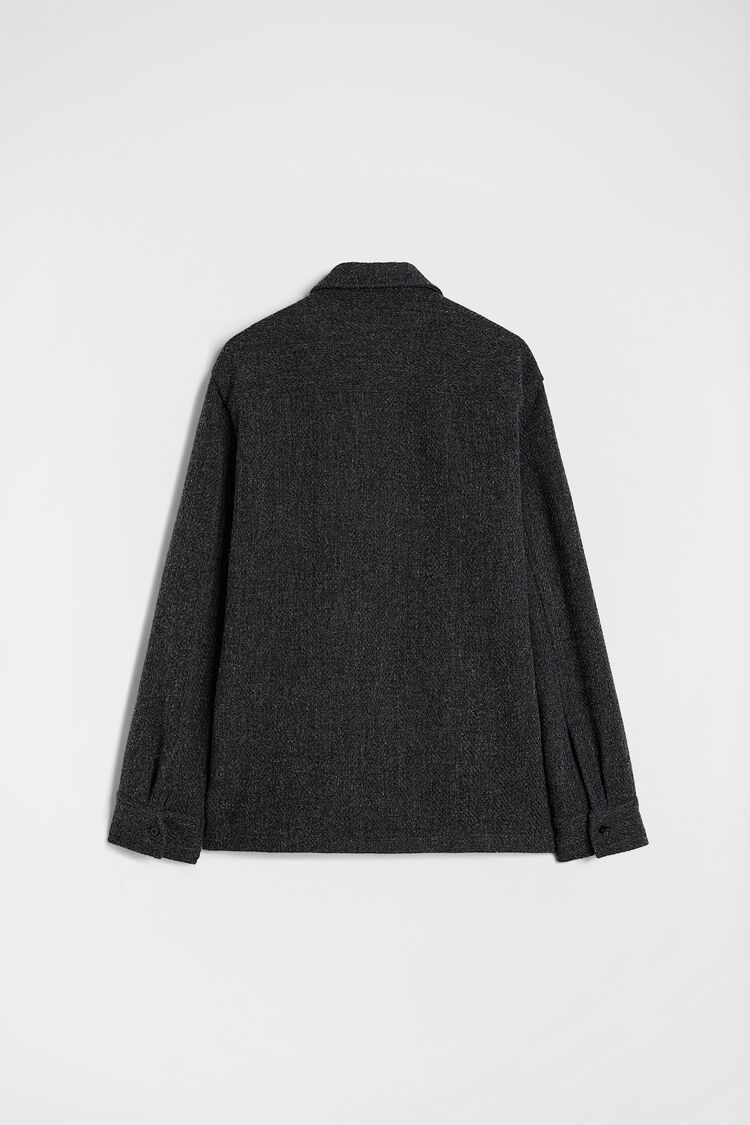 Hemdjacke aus Woll-Chevron - Jacken Hemdjacke aus Woll-Chevron - Jacken - Image 7