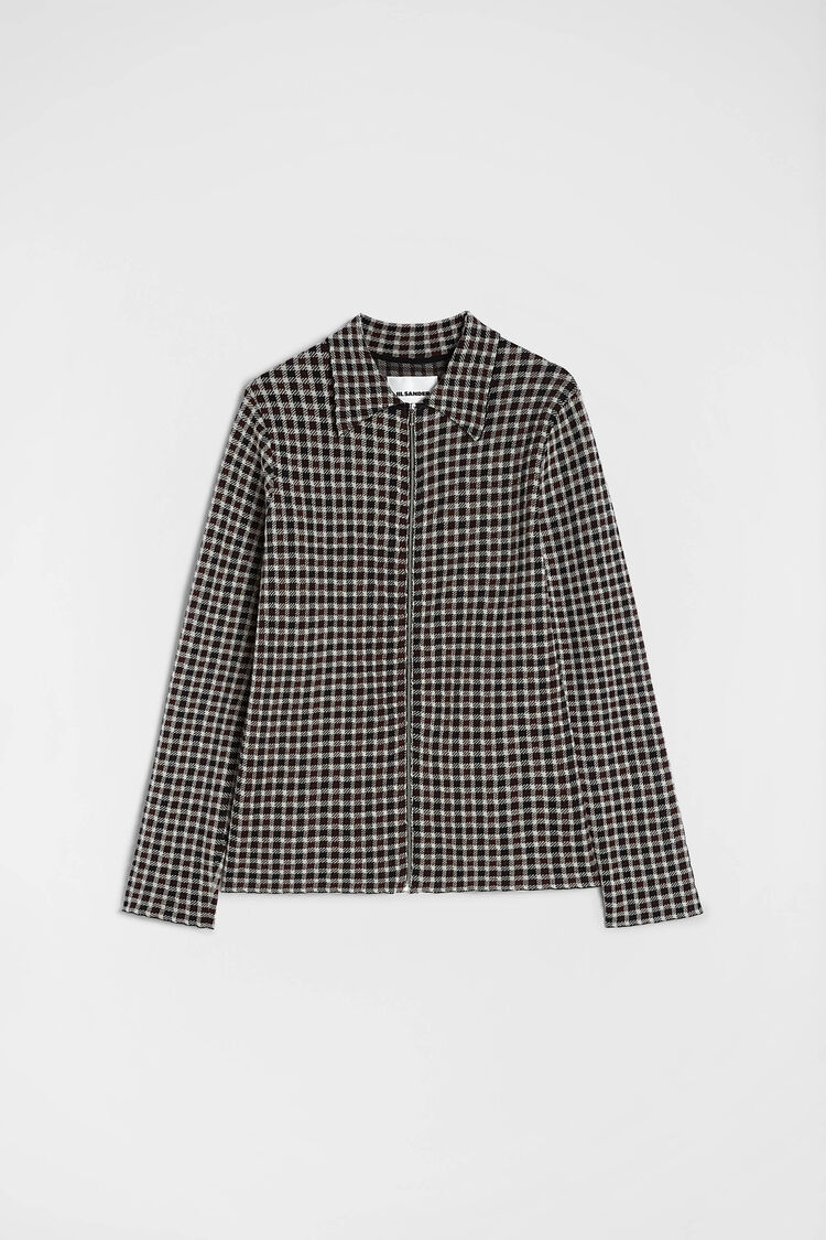 Wool Blend Zip-Up Shirt - Shirts Wool Blend Zip-Up Shirt - Shirts - Image 5