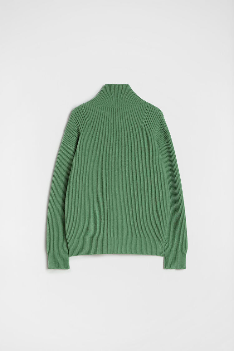 Wool Zip-Up Cardigan - Cardigans Wool Zip-Up Cardigan - Cardigans - Image 7