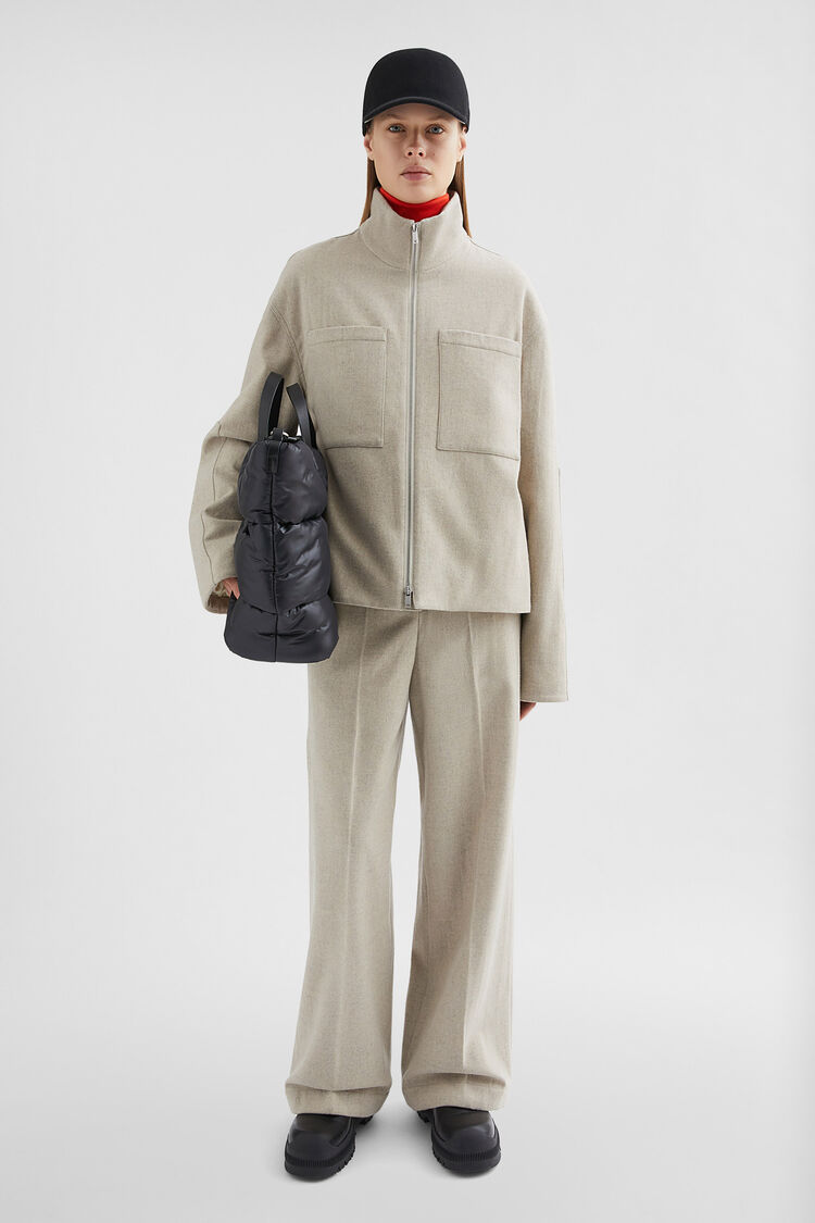 Wattierter Blouson aus gefilzter Wolle - Jacken Wattierter Blouson aus gefilzter Wolle - Jacken - Image 1